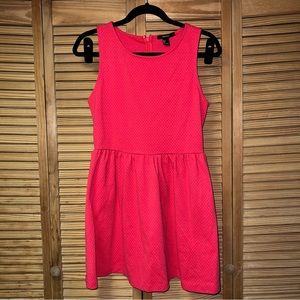 Forever 21 Large Coral Sleeveless Dress